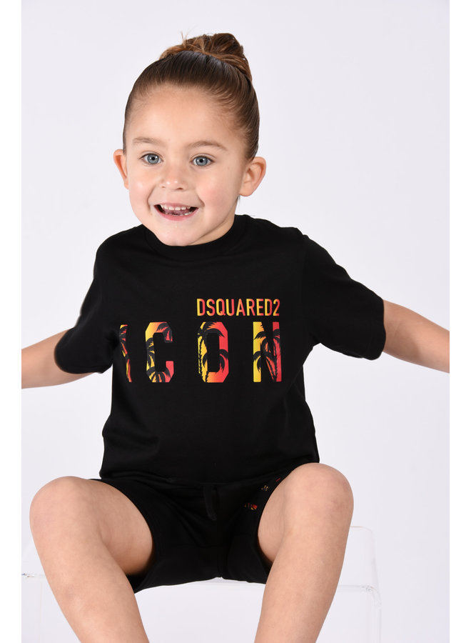 Dsquared Kids SS23 - T-shirt Slouch Fit - Black