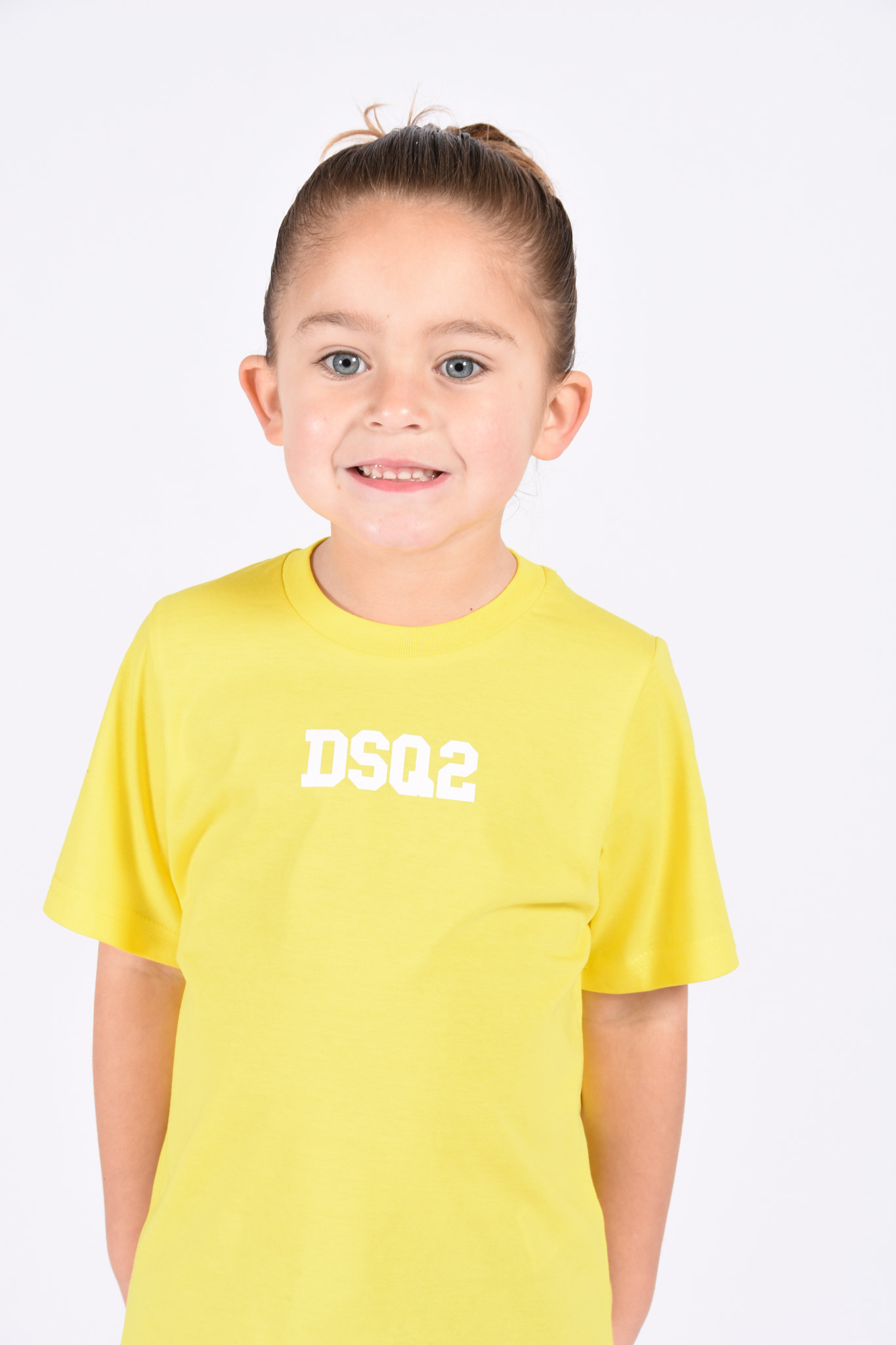 Dsquared Kids T-shirt Slouch Fit - Yellow Ikke