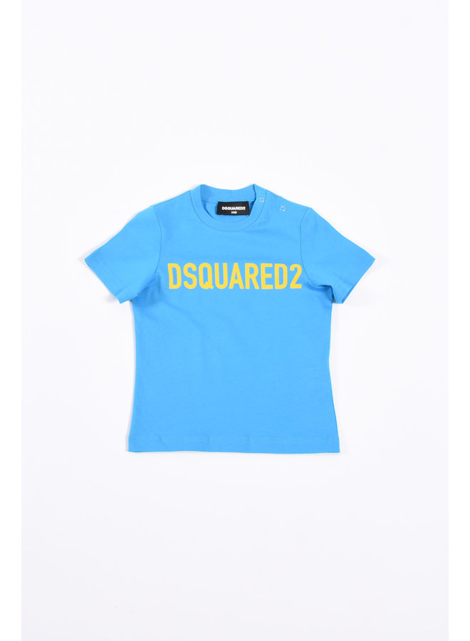 Dsquared2 Baby SS23 - DQ1781 T-shirt - Blue / Yellow