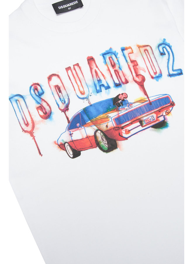 Dsquared2 Kids SS23 - DQ1610 Cool Fit T-shirt - White