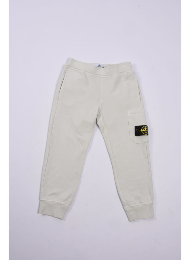 Stone Island SS23 - Felpa Logo-Patched Sweatpants - Pearl Grey
