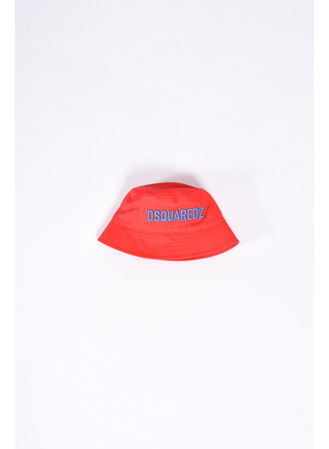 Dsquared2 Kids SS23 - DQ1537 Bucket Hat - Red/Blue
