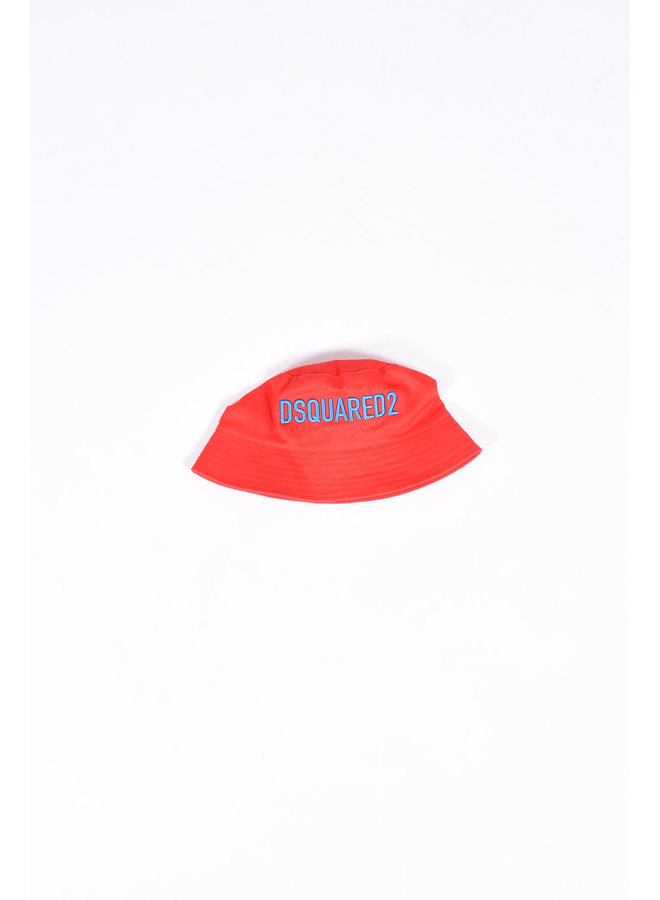Dsquared2 Baby SS23 - DQ1408 Bucket Hat - Red/Blue