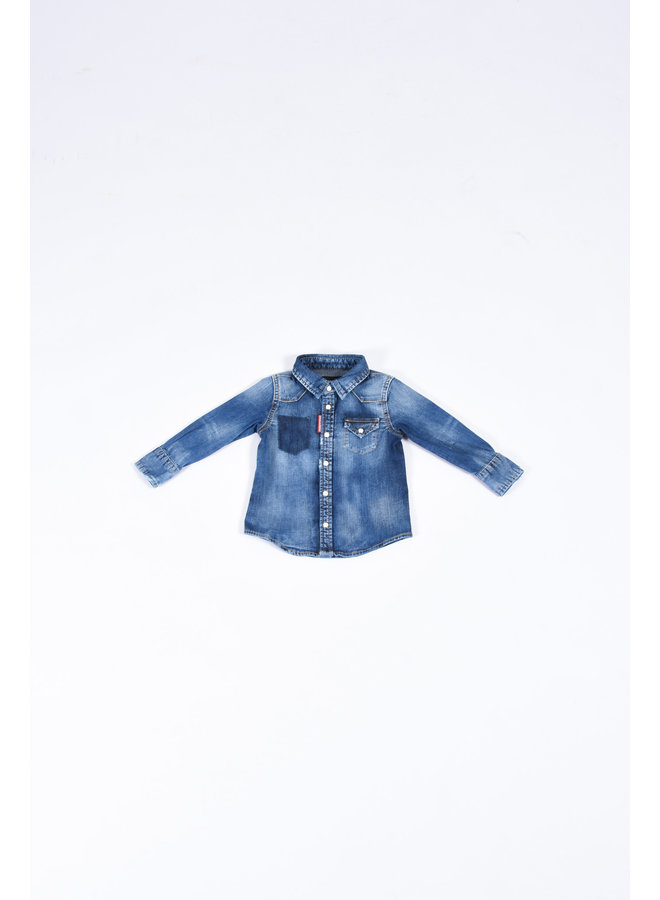 Dsquared2 Baby SS23 - DQ1550 Denim Shirt - Blue