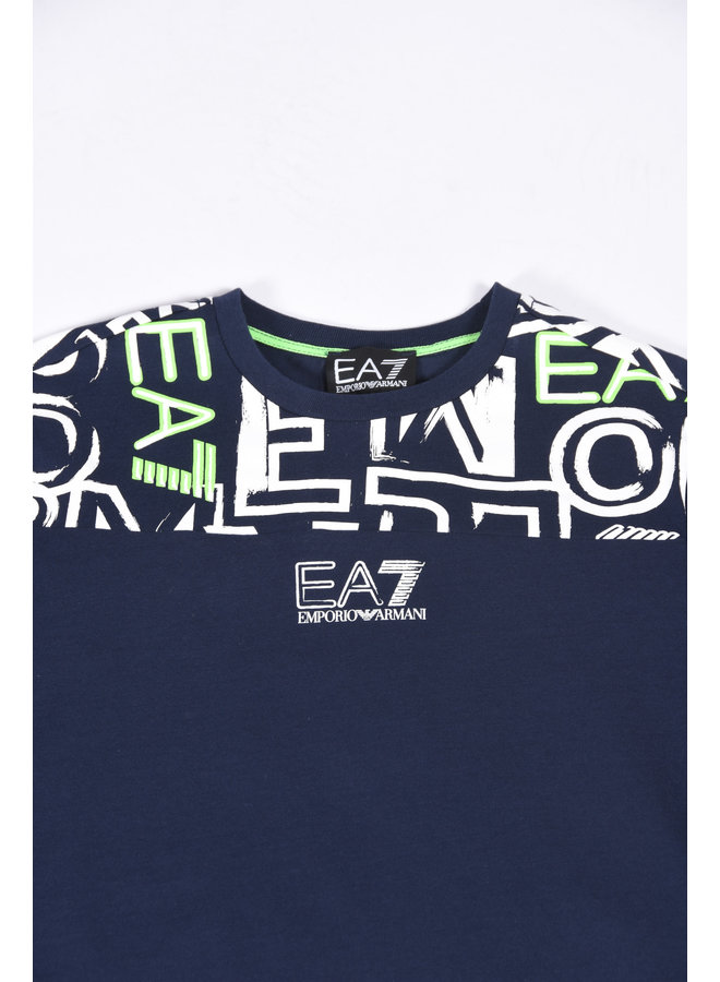 EA7 Kids SS23 - 3RBT57 T-shirt - Navy Blue