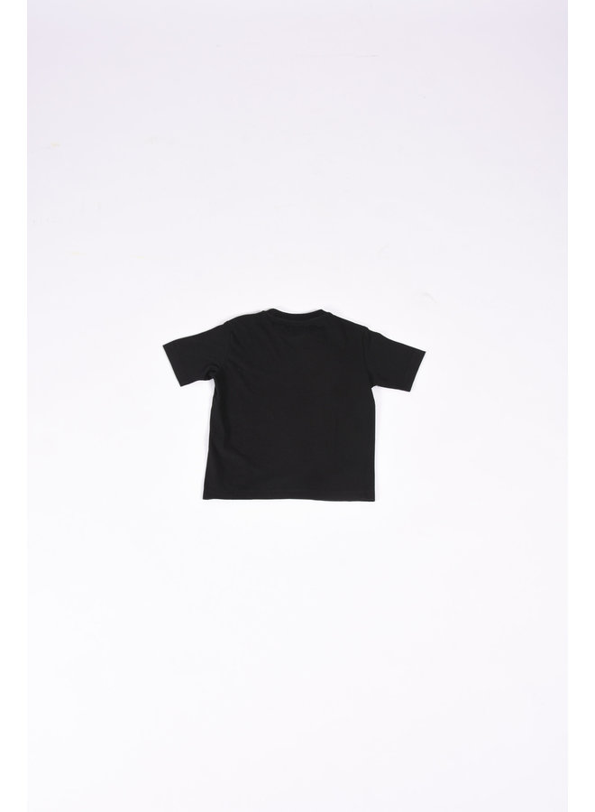 C.P. Company Kids - 30/1 Jersey Logo T-shirt - Black