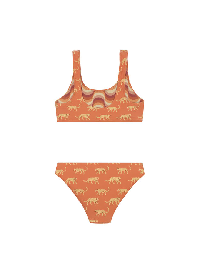 Shiwi SS23 - Ruby Reversible Bikini Set - Groovy Leopard