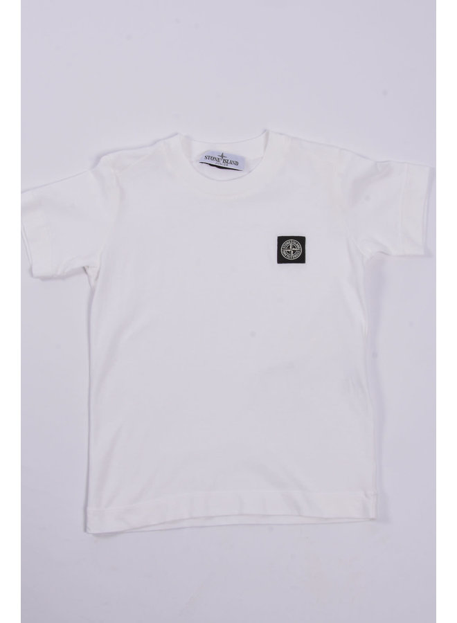 Stone Island - T-Shirt Logo-Patch - White