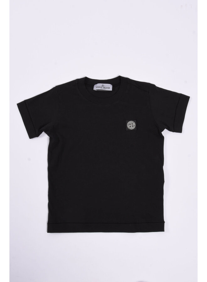 Stone Island - T-shirt Logo-Patch - Black