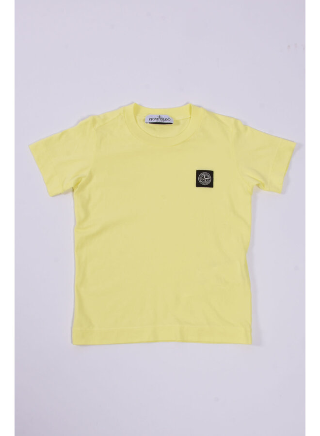 Stone Island SS23 - T-shirt Logo-Patch - Lemon