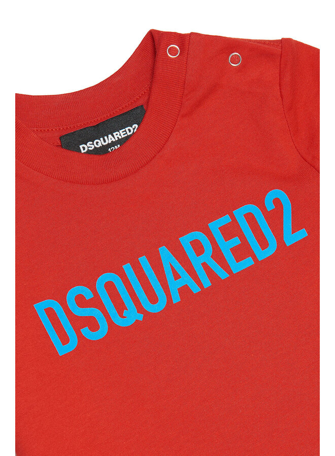 Dsquared2 Kids SS23 - DQ1832 Relax Fit T-shirt - Red/Blue