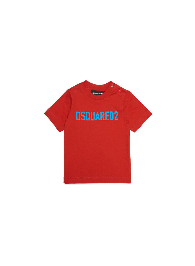 Dsquared2 Kids SS23 - DQ1832 Relax Fit T-shirt - Red/Blue