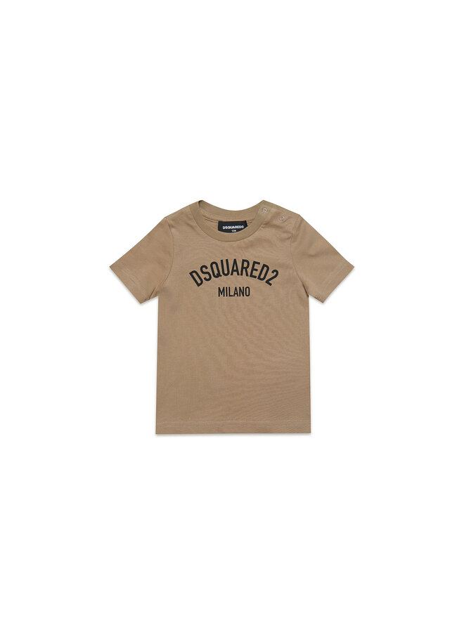 Dsquared2 Kids FW23 - DQ1983 T-Shirt Relax Fit - Camel