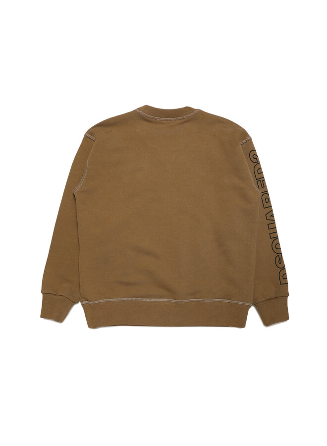 Dsquared2 Kids FW23 - DQ1758 Sweatshirt - Camel