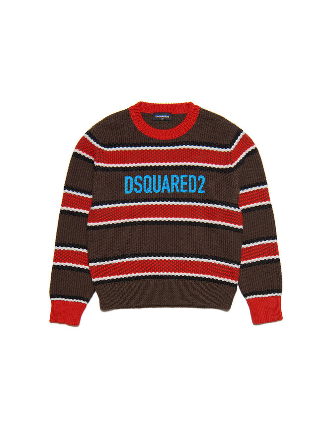 Dsquared2 Kids FW23 - DQ1939 Sweater - Multi Color