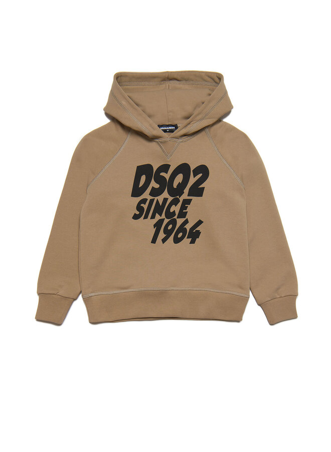 Dsquared2 Kids FW23 - DQ1954 Hoodie Relax Fit - Camel