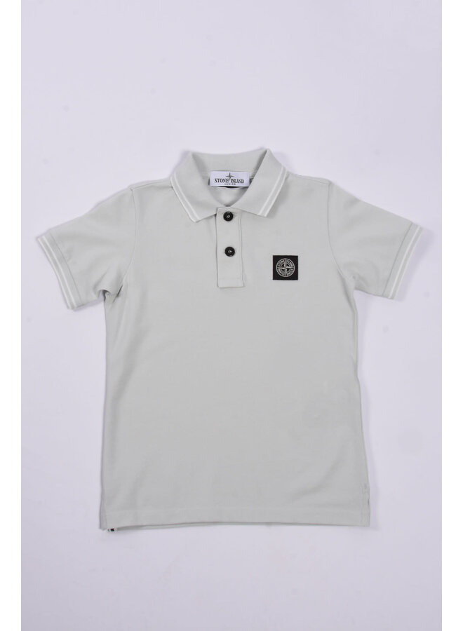 Stone Island SS23 - Polo Shirt Logo-Patch - Pearl Grey