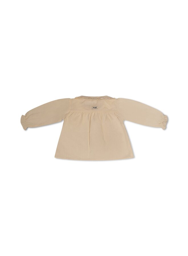 Le Chic FW23 - Eniya Cotton Baby Blouse - Pearled Ivory
