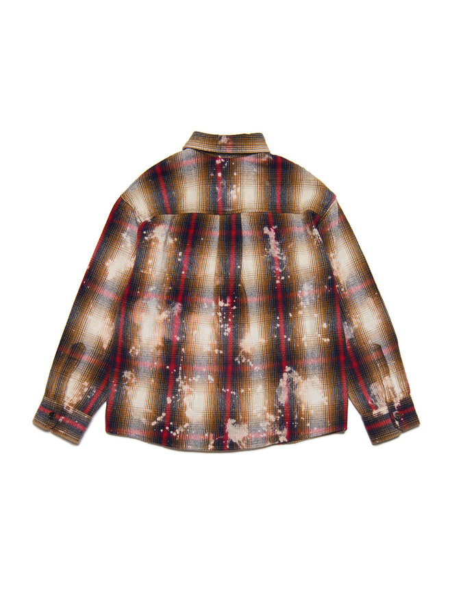 Dsquared2 Kids FW23 - DQ1912 Over Shirt - Checkered Brown