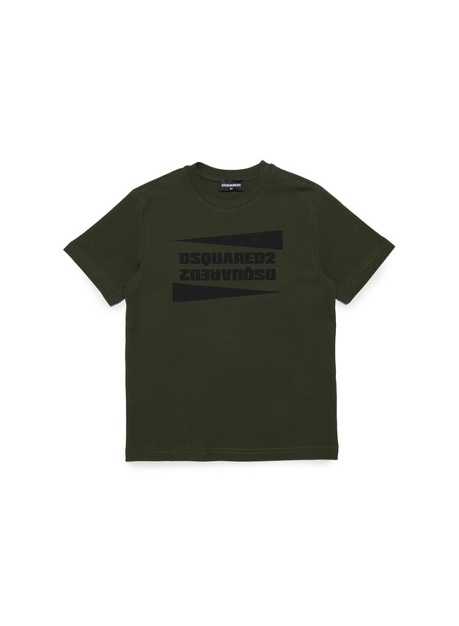 Dsquared2 Kids FW23 -  DQ1980 T-Shirt Relax Fit - Green