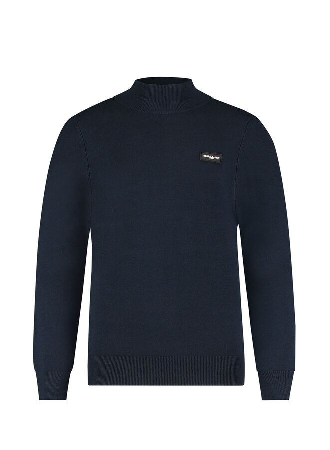 Ballin FW23 - 23037801 - Mockneck - Dark Blue