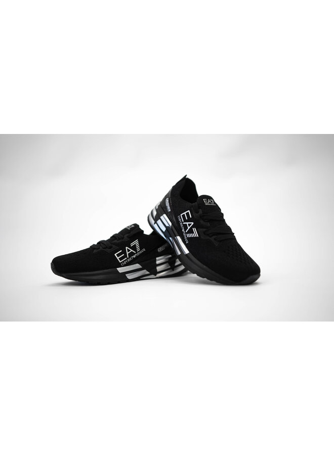 EA7 Kids FW23 - XSX112 Sneaker  - Black/Silver