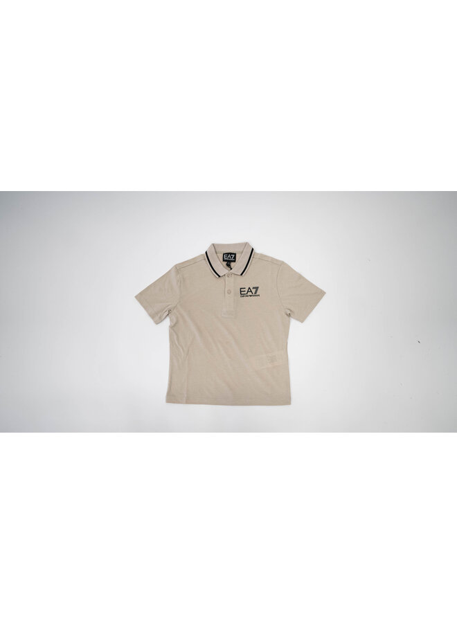EA7 Kids FW23 - 8NBF51 Polo Shirt - Silver Cloud