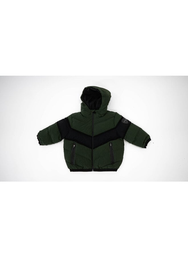 EA7 Kids FW23 - 6RBB02 Bomber Jacket  - Green/Black