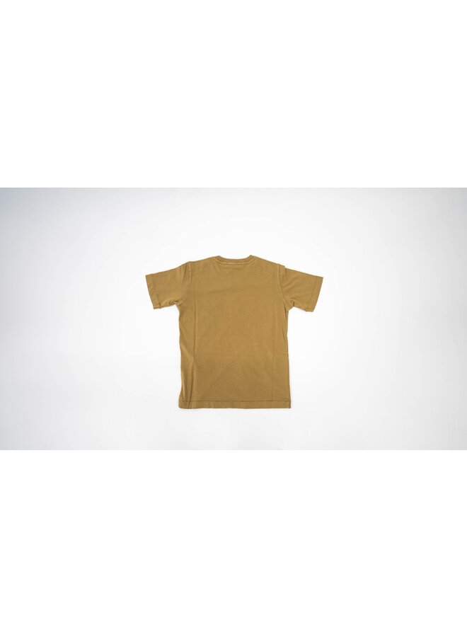 Stone Island FW23 - T-Shirt Logo-Patch - Mustard