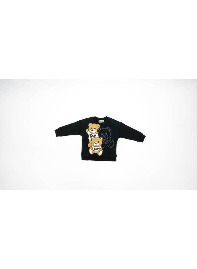 Moschino Baby FW23 -  MWF03Q Sweatshirt - Black