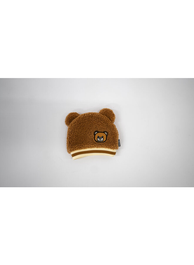 Moschino FW23 -  MUY05G Hat & Booties Gift Set Baby - Marrone