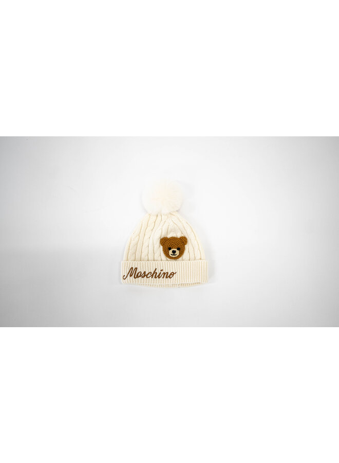 Moschino FW23 - MUX04G  Knitted Hat Baby - Cloud