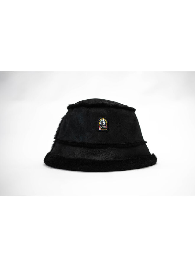 Parajumpers Kids FW23 - Shearling Bucket Hat - Black