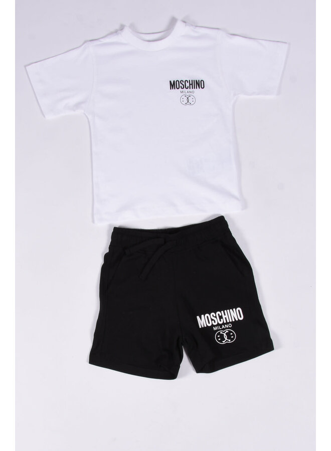 Moschino SS23 - T-shirt and Shorts Set - Bianco