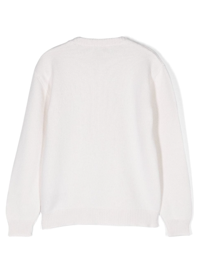 Balmain FW23 - BT9P90 Jumper - Cream