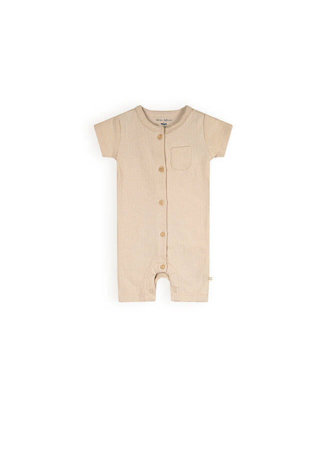 Petite Maison - E311-8009 Baby Boy Bodysuit - Oatmeal