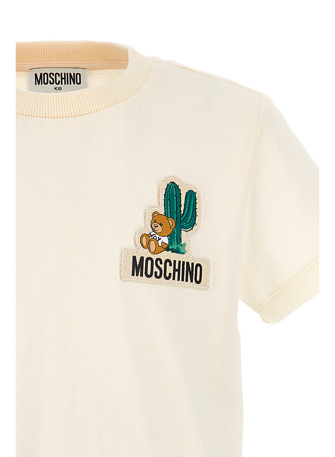 Moschino SS24 - T-Shirt - Milk Cream Cactus