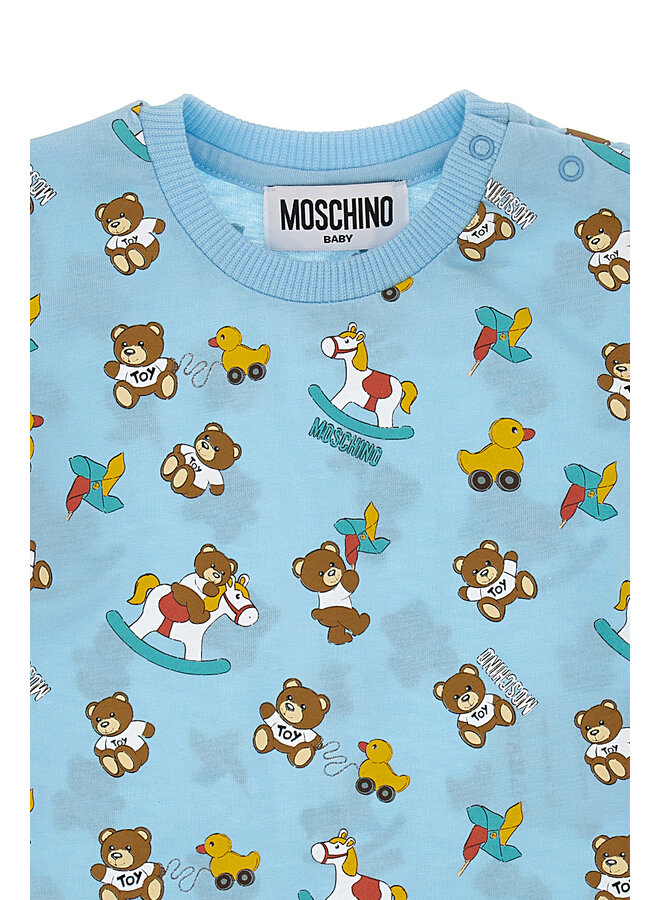 Moschino SS24 - Baby T-Shirt - Baby Sky Toy