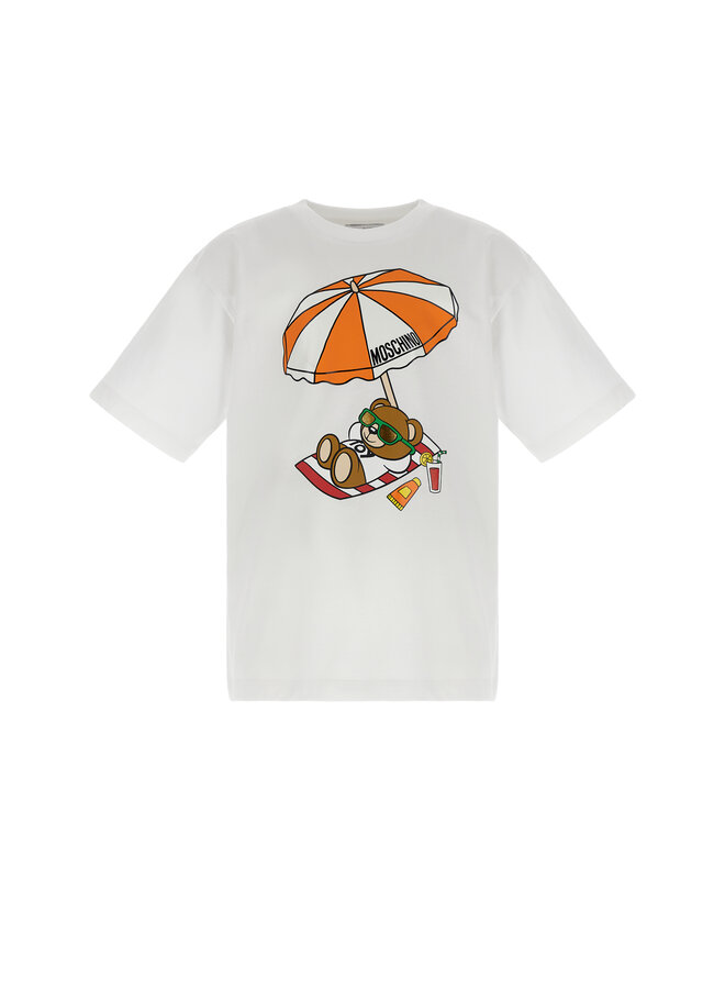 Moschino SS24 - Maxi T-Shirt - Bianco/White