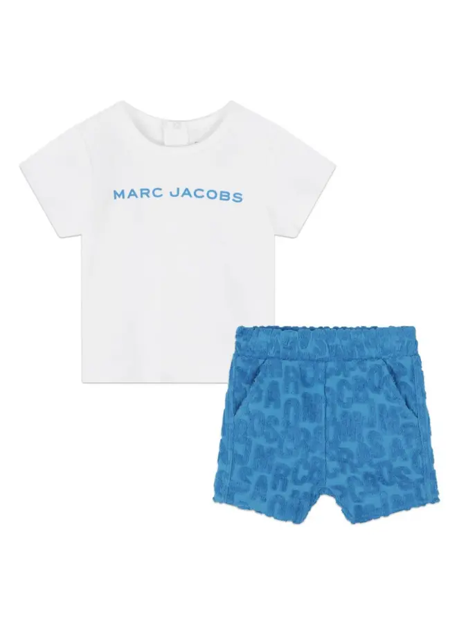 Marc Jacobs SS24 Baby Boy - T-Shirt & Shorts Set - Blue