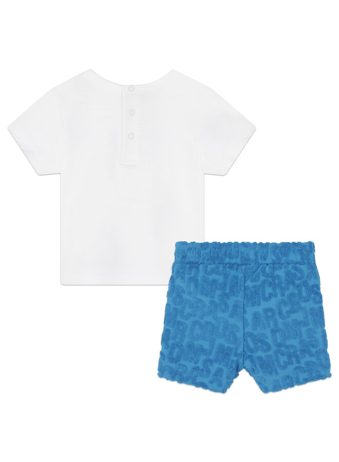 Marc Jacobs SS24 Baby Boy - T-Shirt & Shorts Set - Blue