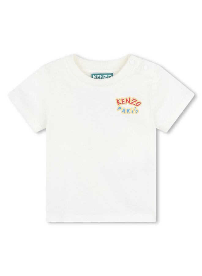 Kenzo SS24 Baby Boy - T-Shirt & Shorts Set - Ivory