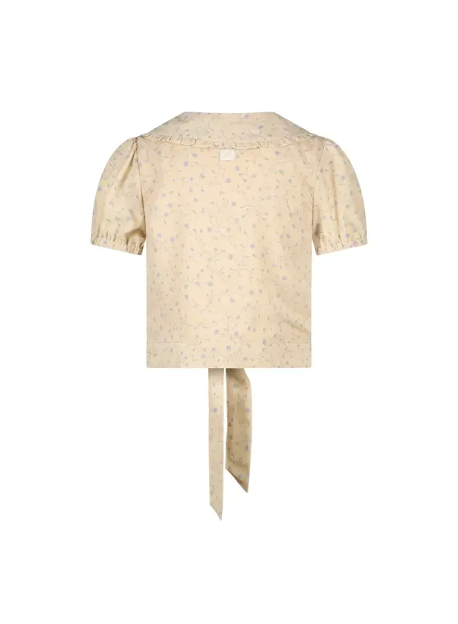 Le Chic SS24 - Edwy Wildflower Blouse - Light Cappucino