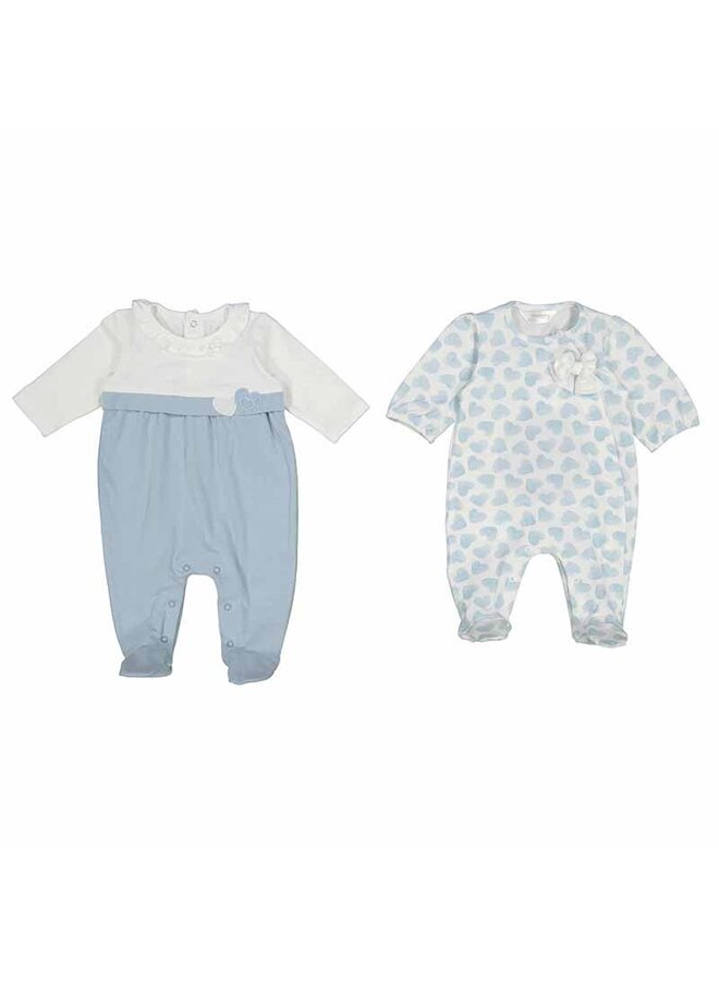 Mayoral SS24 - Long Onesie Set Of 2 - Glass
