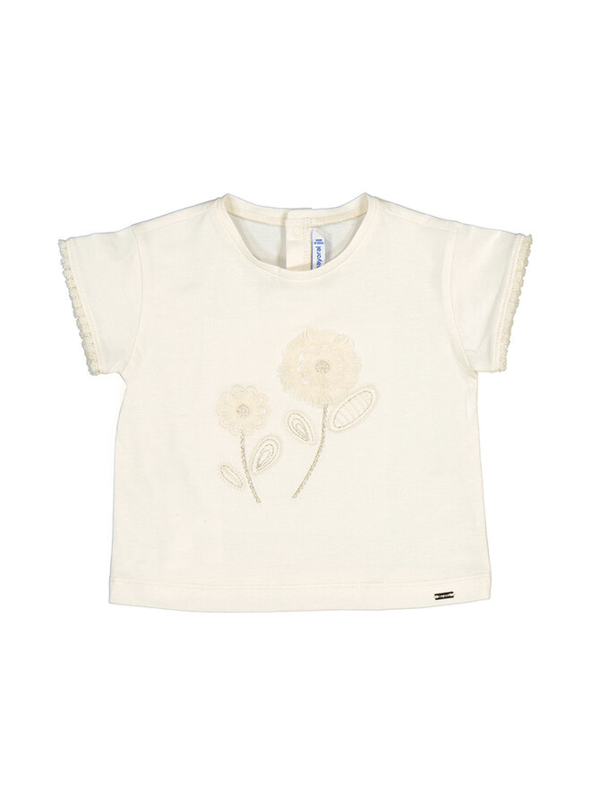 Mayoral SS24 - Embroidered Shirt - Chickpea