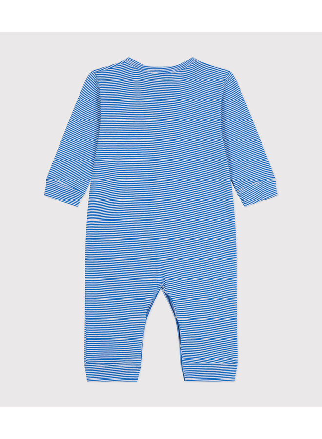 Petit Bateau - Dors Bien Sans Pieds - Delphinium/Marschmallow