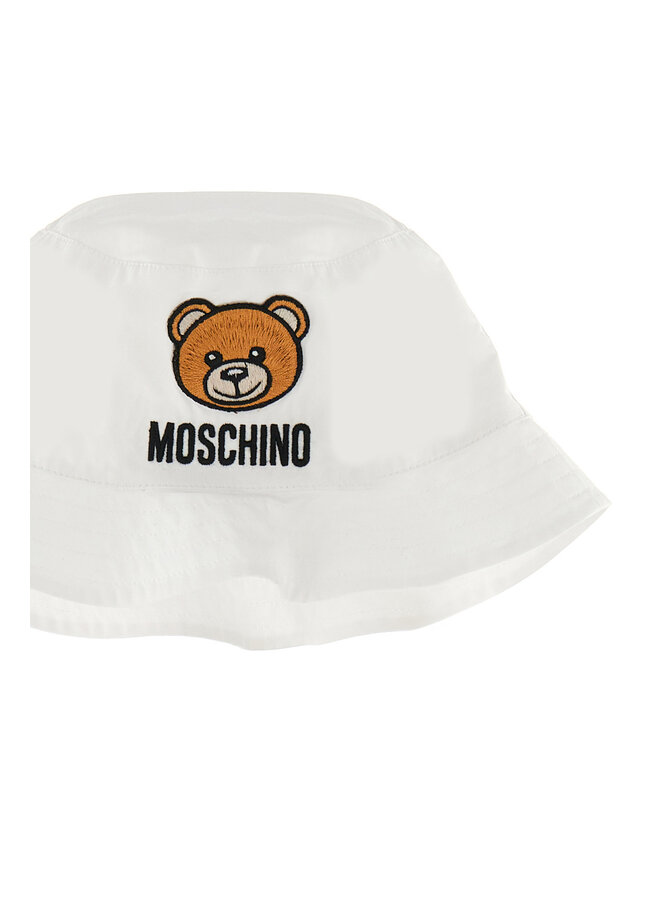Moschino SS24 - Baby Hat With Giftbox - Bianco/White