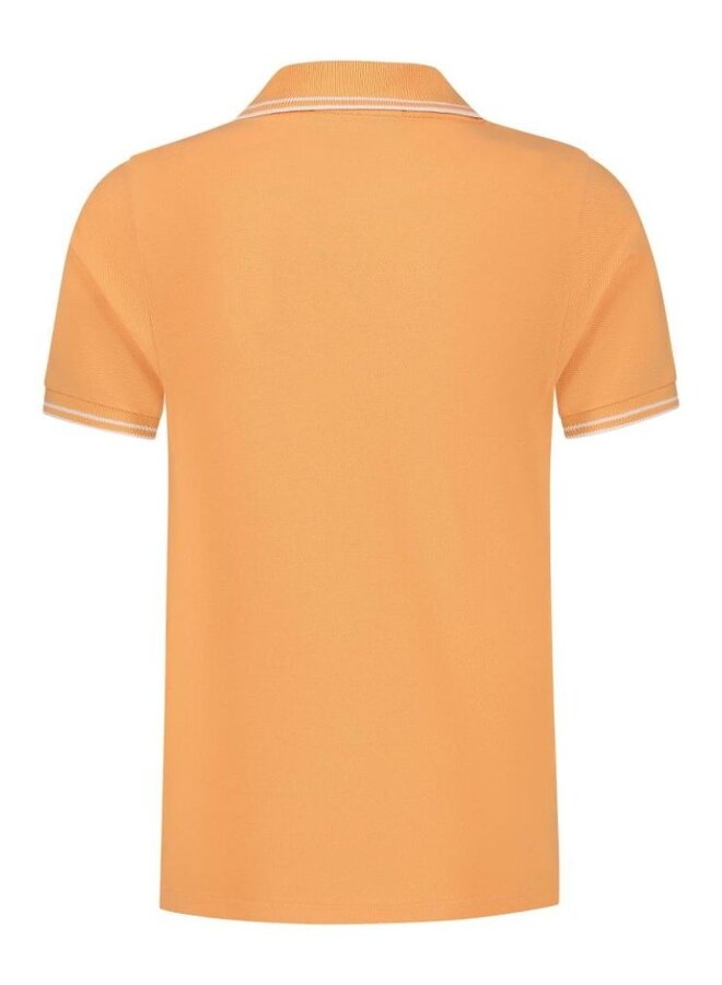 Stone Island SS24 - Polo Shirt Logo-Patch - Orange