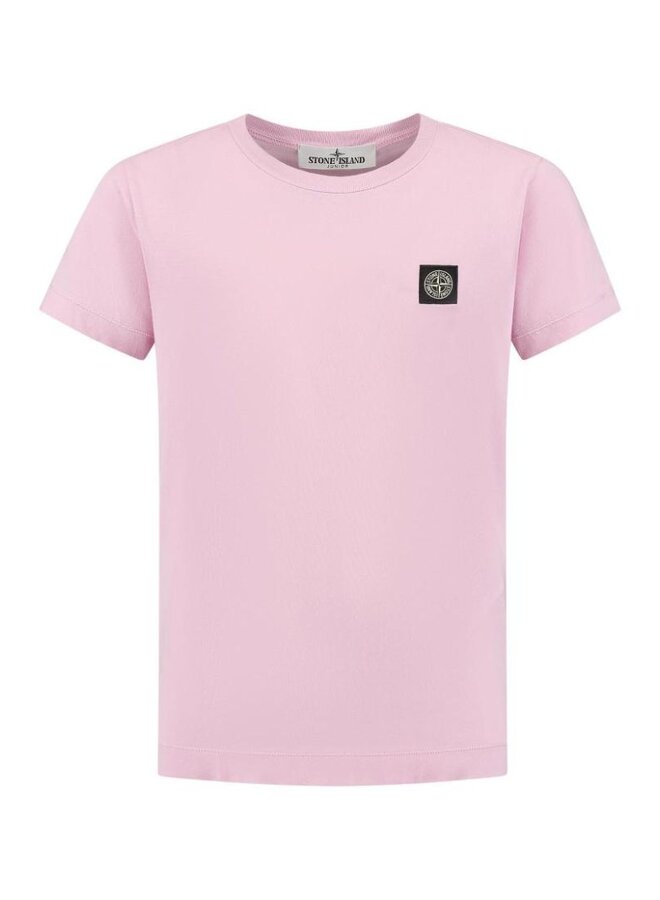 Stone Island SS24 - T-Shirt Logo-Patch - Pink