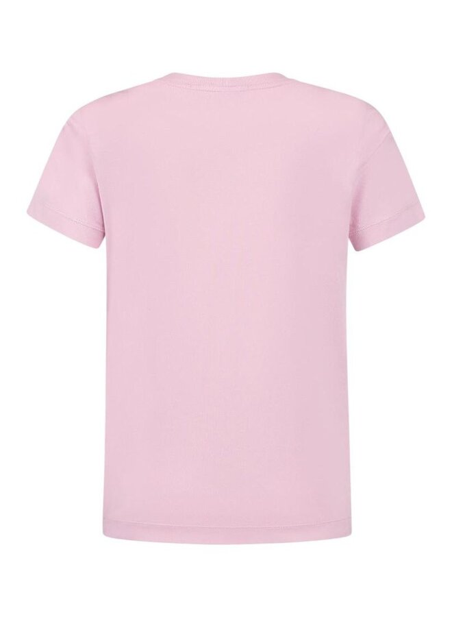 Stone Island SS24 - T-Shirt Logo-Patch - Pink
